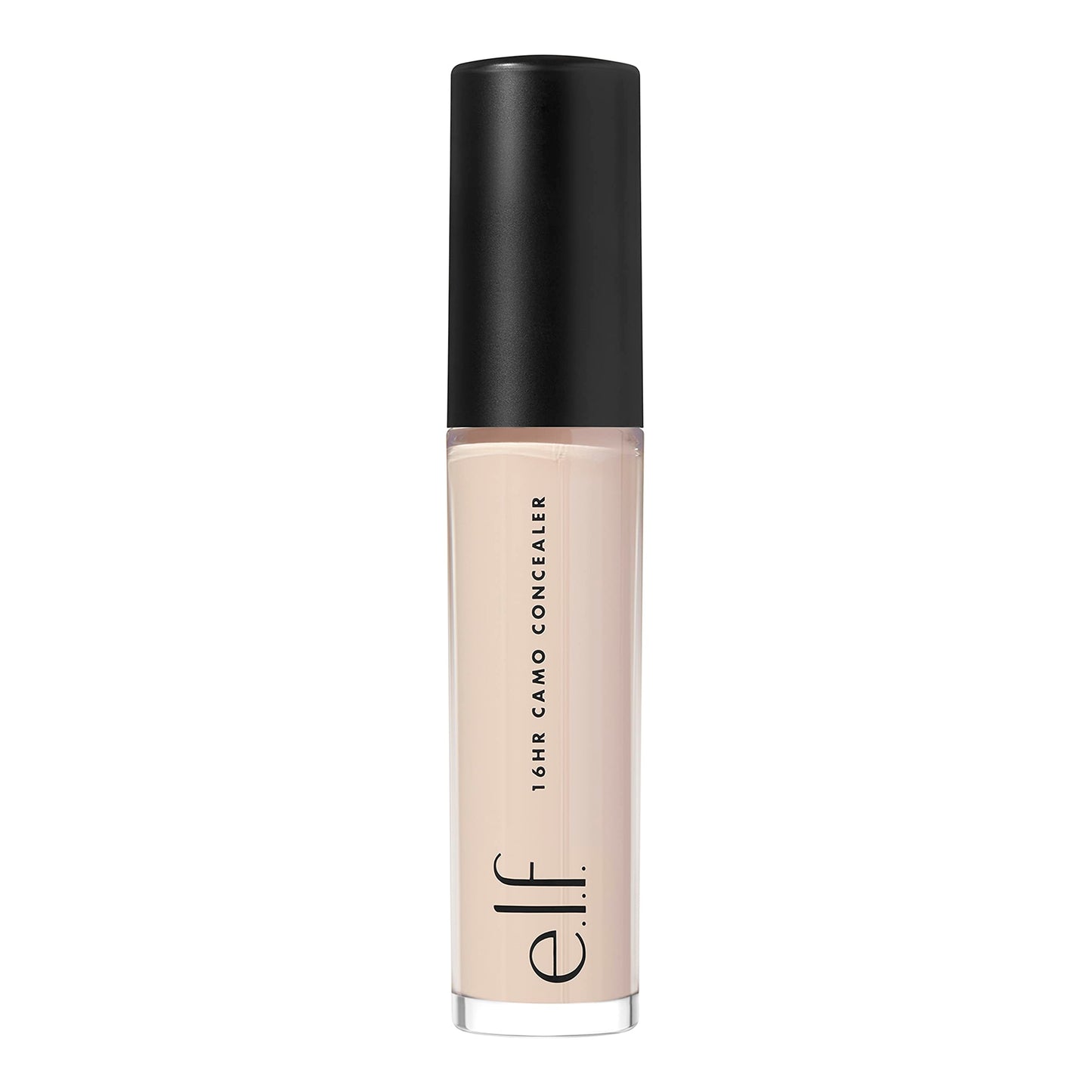 e.l.f. Corrector de camuflaje 16HR, cobertura completa y altamente pigmentado, acabado mate, marfil claro, 0.203 onzas líquidas (6 ml)