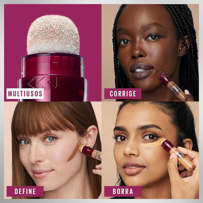 Maybelline New York, Corrector de Ojeras, Bolsas e Imperfecciones, Borrador Ojos, 00 Ivory, 6 ml