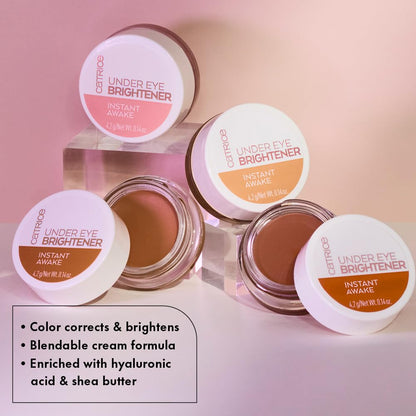 Catrice Under Eye Brightener iluminador para la ojera, cuidado, adaptación al color, resultado inmediato, natural, reluciente (4.2g)